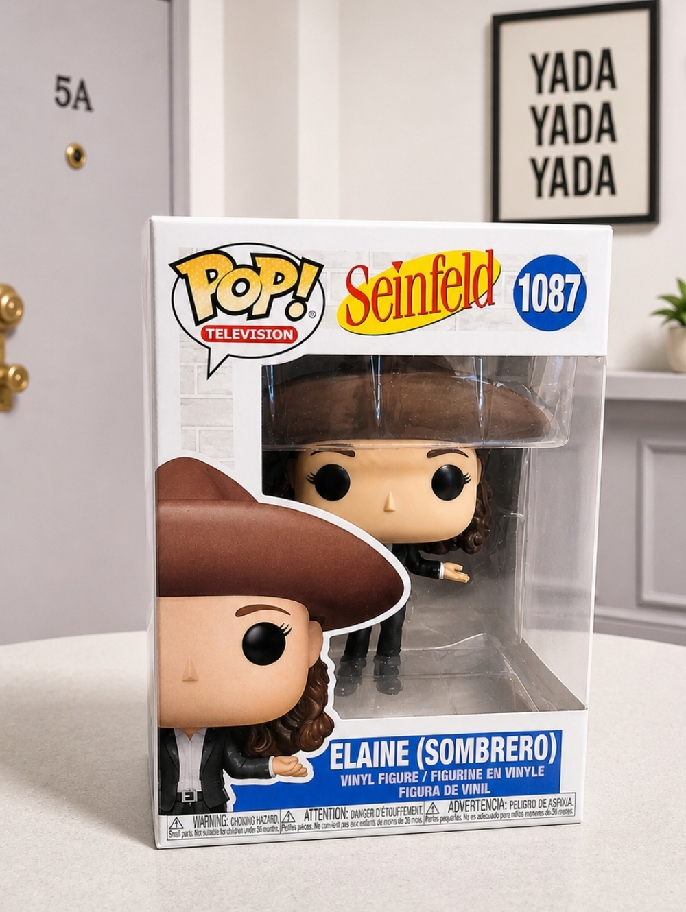 Funko Pop! Television Seinfeld Elaine (Sombrero) #1087 NIB Collectible